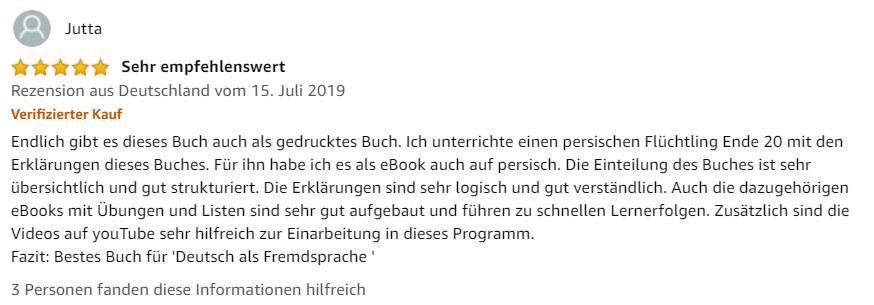 Bewertung EasyDeutsch Ebook 7