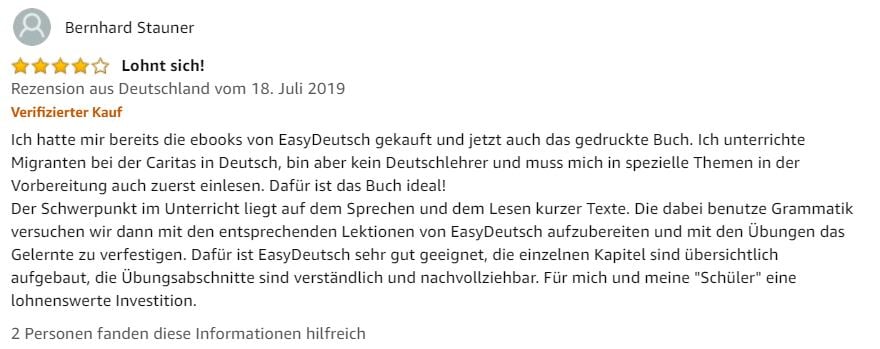 Bewertung EasyDeutsch Ebook 9